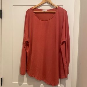 Umgee Oversized Cozy Sweater & *FREE* Scarf